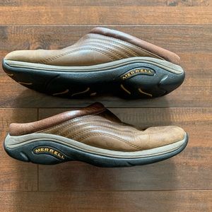 Merrell Jungle Quilted Slide Mocha Performance Footwear SZ- 8.5